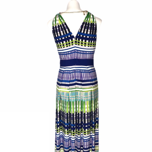 Eliza J Multicolored Jersey Maxi Halter Dress - Picture 5 of 8